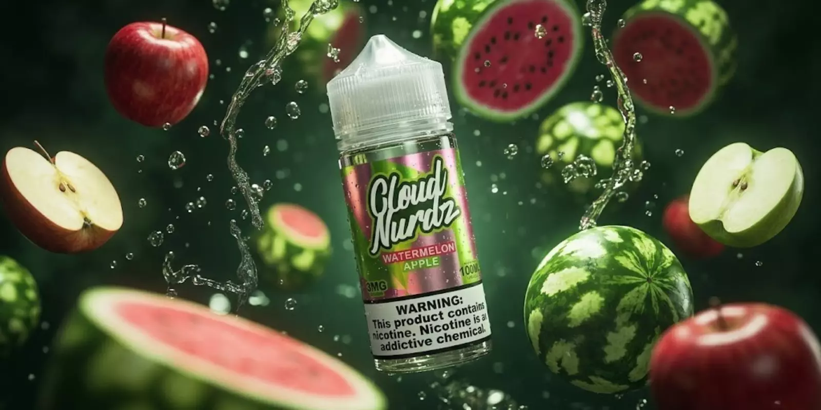 Cloud Nurdz Watermelon Apple Flavor Review